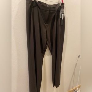 NWT chocolate brown trousers